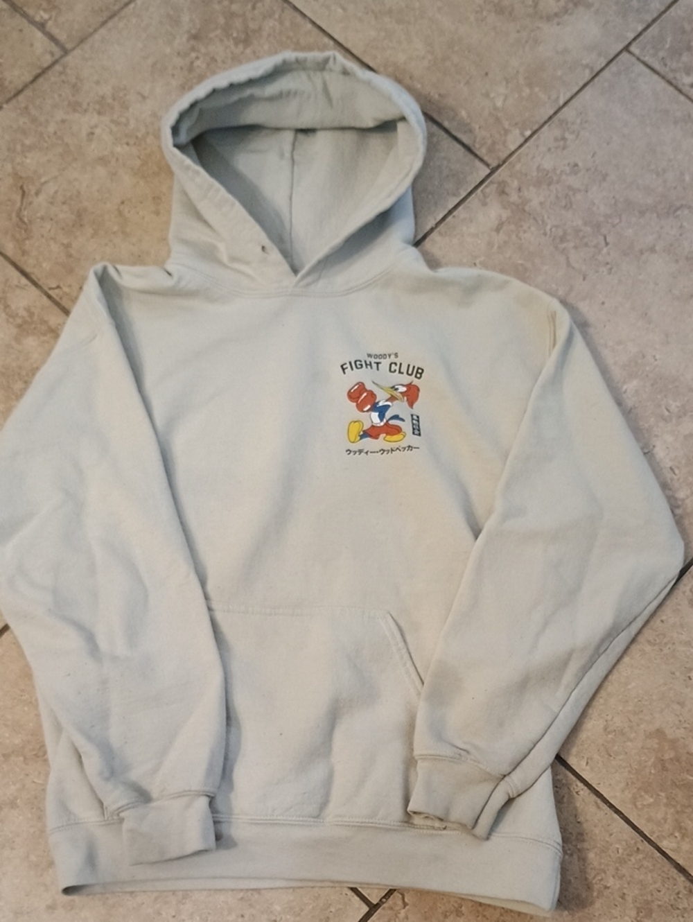 Riot Society Woody's Fight Club graphic hoodie